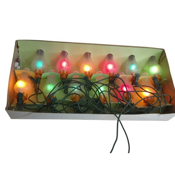 Vintage GE Merry Midget 12 Colonial Lights Christmas Holiday - Picture 10 of 10